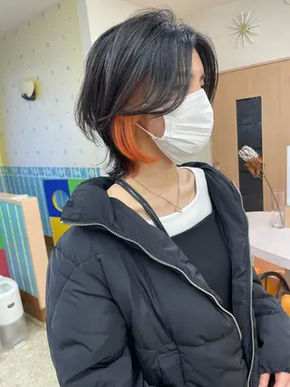 ミディアム カラー River,Land所属・yui .のヘアスタイル