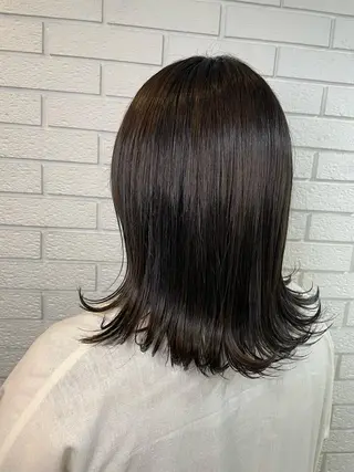 ミディアム カラー ニュアンスデザイン✄ YOU♡のヘアスタイル
