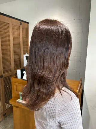 ロング カラー メンズカットモデル/ 犬塚愛奈のヘアスタイル