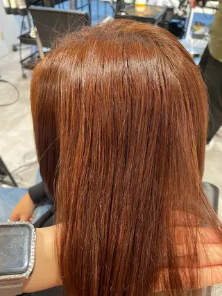 ミディアム 山内 彩愛のヘアスタイル