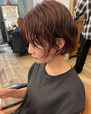 ショート パーマ 🌿ボブ パーマ高橋啓太🌿のヘアスタイル