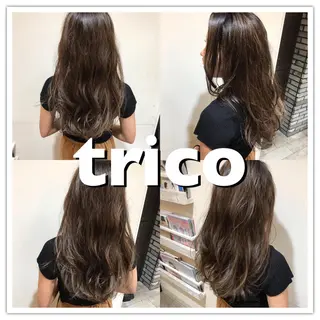 ロング カラー 似合わせ/ブリーチ カラー.岡田友仁のヘアスタイル