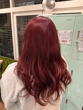 ロング カラー ヘアアレンジ 森田 美帆のヘアスタイル