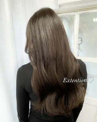 ミディアム カラー 韓国ヘア🤍髪質改善 🇰🇷AKANEのヘアスタイル