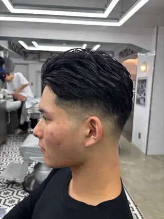 メンズ メンズサロン DAMDEE TOKYO HAIR LOUNGE 横浜関内店【ダムディー】所属・横浜/フェードカット / Kanakoのヘアスタイル