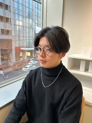 ショート パーマ メンズ 🩰ニシムラヒカリ 半個室salon♡*のヘアスタイル