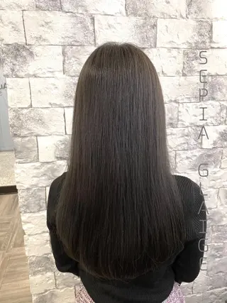 ロング カラー 美髪矯正 🌈髪質改善 山下のヘアスタイル