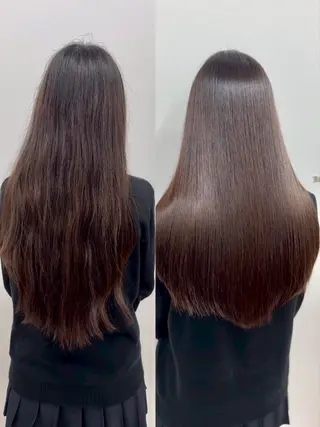 ロング カラー パーマ ヘアアレンジ メンズ Vel 新宿店所属・美髪矯正/髪質改善 カラー✨️Velのヘアスタイル