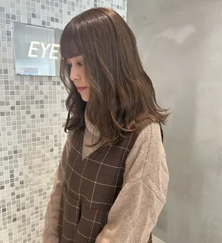 ミディアム カラー 透明感カラー🫧 nanohaのヘアスタイル