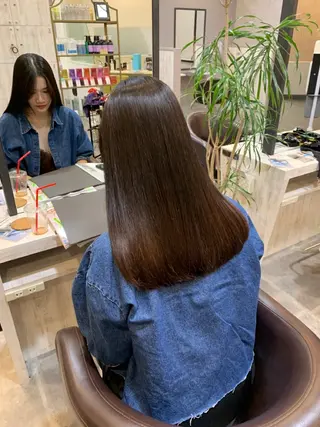 ロング レイヤーカット 西宮北口/みなみのヘアスタイル