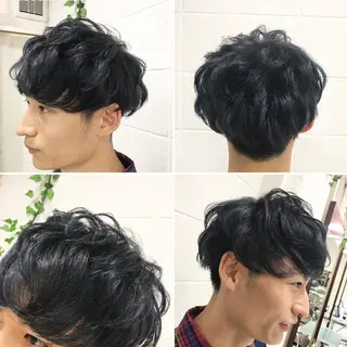 ショート カラー メンズ "PEPPU "所属・🌈推し色派手髪 ハイトーンShinのヘアスタイル