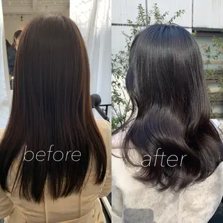 セミロング カラー レイヤーカット/艶髪 ✨💭KIRARIのヘアスタイル