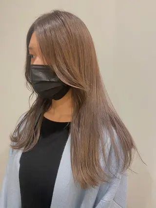 セミロング カラー 🍑 モモカ🍑のヘアスタイル