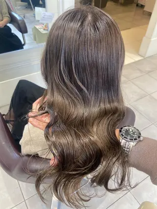 セミロング カラー 韓国/色気/レイヤー /avance天王寺のヘアスタイル