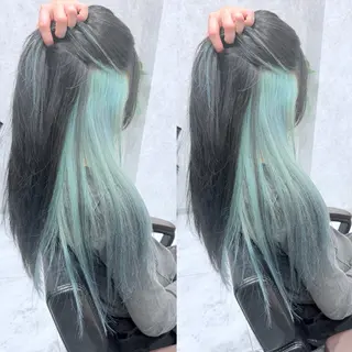 ロング カラー 🌺ハイトーン🌺 矢葺 なぎさ🌺🌺のヘアスタイル