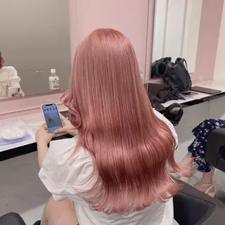 ロング カラー ブリーチなし🌼トレ ンド🌼似合わせのヘアスタイル