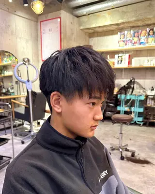 メンズ soft beige naoki.のヘアスタイル