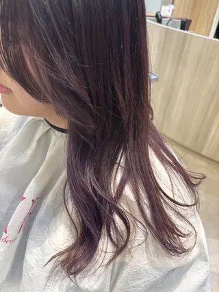 ロング カラー チハル🌙 カラー🌙ヘアセットのヘアスタイル