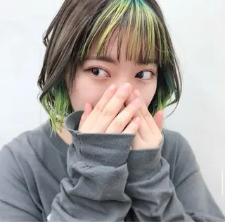 ショート ナカジマ ナナのヘアスタイル