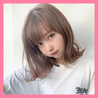 ミディアム カラー ❤️sai❤️ official❤️のヘアスタイル