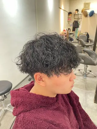 ショート パーマ Leggu所属・木田 智大のヘアスタイル
