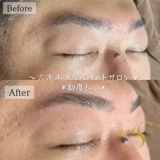 メンズ アイブロウ 🌸🧡六本木 脱毛しずか🧡🫧の眉毛・アイブロウイメージ