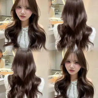 ロング カラー 菊池 澪のヘアスタイル