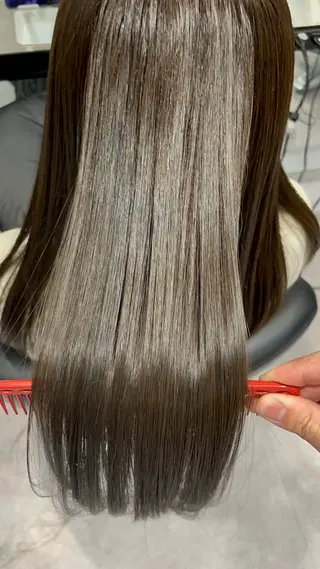 ロング カラー パーマ 🌈艶髪/髪質改善 新宿itouのヘアスタイル