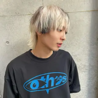 ショート カラー メンズ Mizobe misakiのヘアスタイル