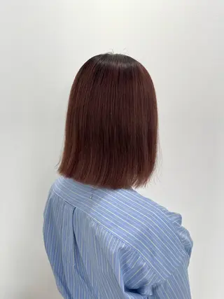 ショート カラー ヘアアレンジ 🐹ブリーチ/ボブ /韓国ヘア/蓮🐹のヘアスタイル