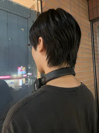 メンズ Vicky オリーブ メンズカジュアルのヘアスタイル