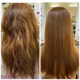 ロング パーマ 【髪質改善】に特化 オリーブオイルクラブのヘアスタイル