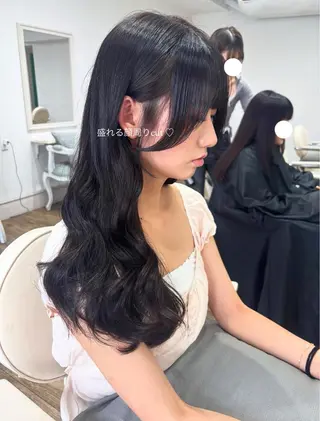 ロング 𝗺𝗶𝗸𝘂♡ 似合わせ🎀のヘアスタイル