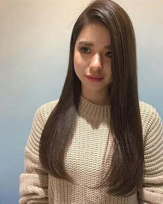 ロング カラー 🌈評価No.1🌈 艶髪カラー❌エクステのヘアスタイル