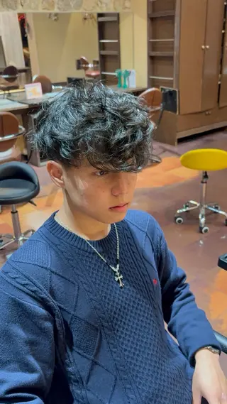 パーマ メンズ bagzy八幡店所属・都竹 由里子のヘアスタイル