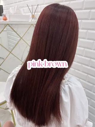 ロング カラー ガーリーカラー🩷 ユウ🍓💞のヘアスタイル