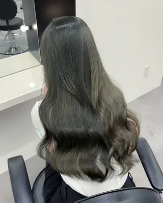 ロング カラー Mio/髪質改善 透明感カラー/西梅田のヘアスタイル