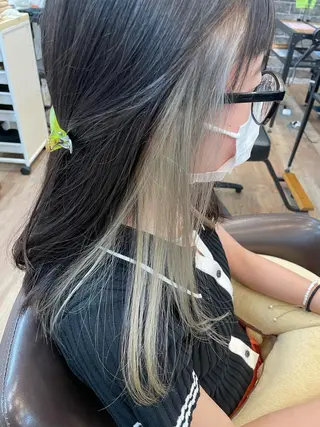 ロング カラー ❄️中野侑香❄️ ハイライト/ブリーチのヘアスタイル