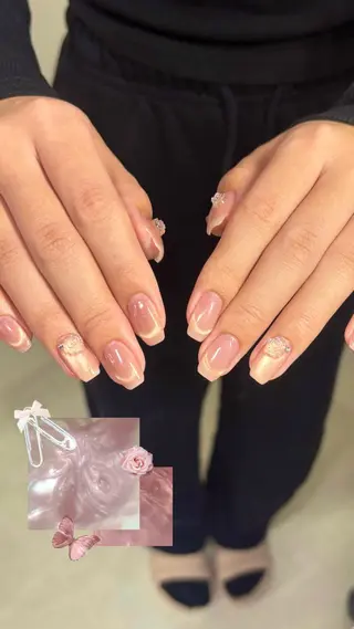 ネイル 韓国ﾜﾝﾎﾝnail yukiのネイルデザイン