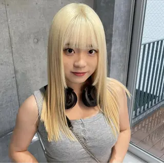 ロング NEWONE所属・ハイトーン特化🌟 LEONのヘアスタイル