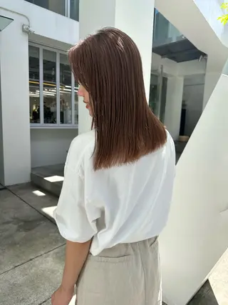 セミロング カラー 🌙suwa🌙 /カットのヘアスタイル