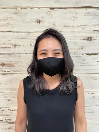 ミディアム カラー 高橋 みく/ minim 暖色のヘアスタイル