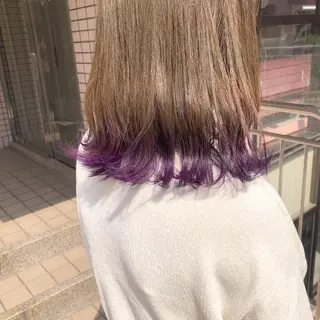 セミロング カラー パーマ ヘアアレンジ メンズ マツエク・マツパ レイヤーカット指名 No.1💖マユカのヘアスタイル