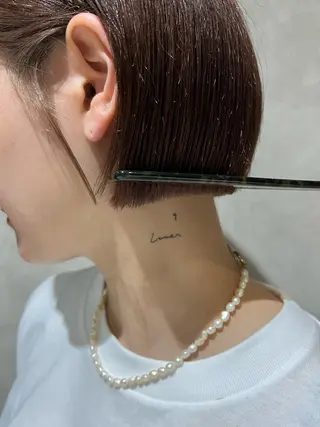 ショート カラー room肥後橋所属・room ヨネヤマのヘアスタイル