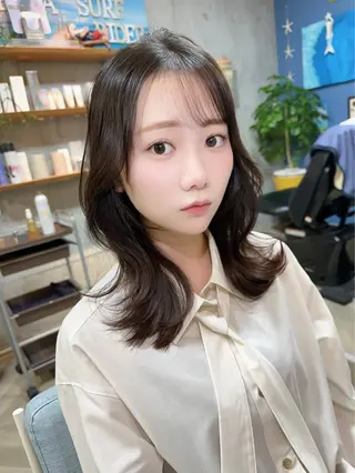 ミディアム カラー Beach private salon所属・Beach 代表 KENTAのヘアスタイル