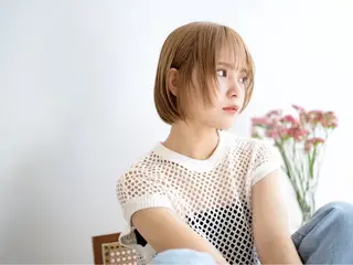 ショート カラー ROCCA hair HARU🩵のヘアスタイル