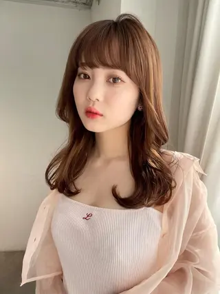 セミロング 【地毛風縮毛矯正】 ヒカルのヘアスタイル