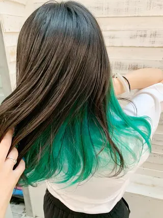 ミディアム カラー ヘアアレンジ 指名支持率NO.1 スタイリストのヘアスタイル