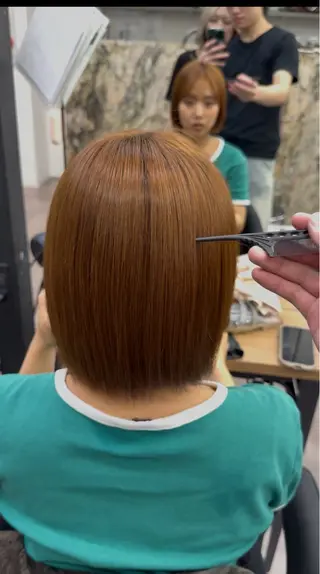 ショート ✨縮毛矯正/艶髪✨ ヨシのヘアスタイル