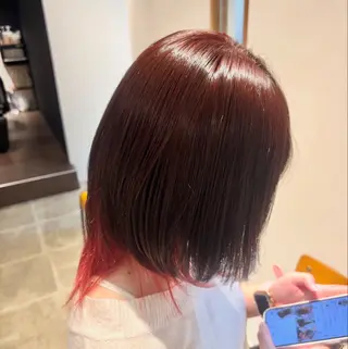 カラー 柴藤 れもんのヘアスタイル